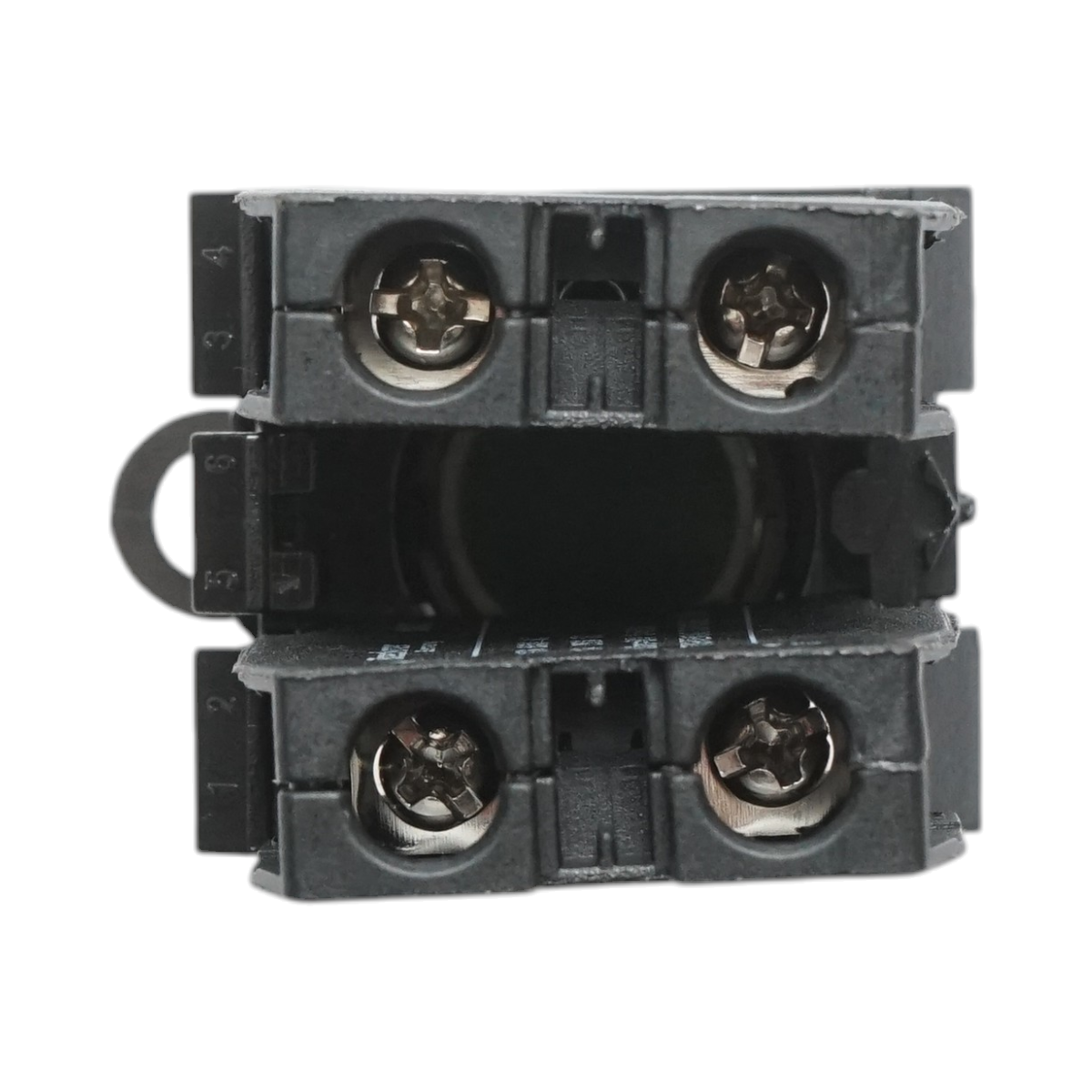 Pulsante convesso con ritorno 1NO+1NC verde, 10A/600V AC, 1A/250V DC LA42 Breckner Germany - immagine 5