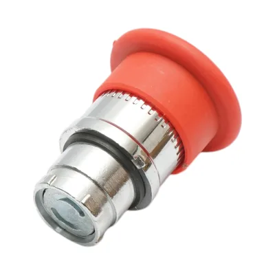 Pulsante di arresto di emergenza a fungo rosso con ritenuta Ø 22mm LAY5 Breckner Germany - immagine 3