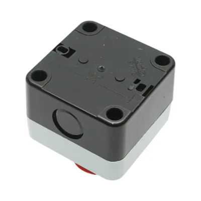 Pulsante di arresto di emergenza con alloggiamento a fungo rosso con ritorno 1NC 40mm Breckner Germany - immagine 3