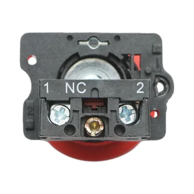Pulsante di arresto di emergenza rosso con sblocco a rotazione e chiave 40 mm, 1 NC, 400 V/10 A LAY5 Breckner Germany - immagine 5