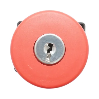Pulsante di arresto di emergenza rosso con sblocco a rotazione e chiave 40 mm, 1 NC, 400 V/10 A LAY5 Breckner Germany - immagine 3