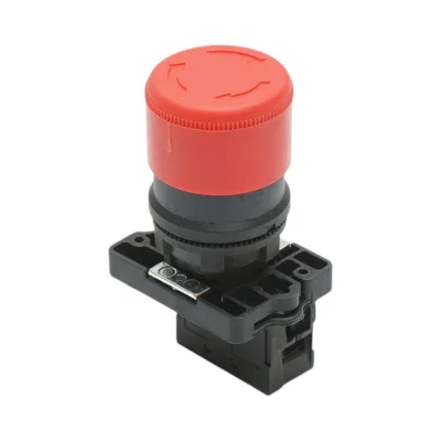 Pulsante di arresto di emergenza rosso con sgancio a rotazione 1NC, 400V/10A, 30mm LAY5 Breckner Germany - immagine 3