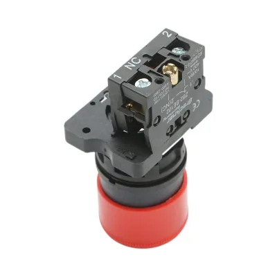 Pulsante di arresto di emergenza rosso con sgancio a rotazione 1NC, 400V/10A, 30mm LAY5 Breckner Germany - immagine 4