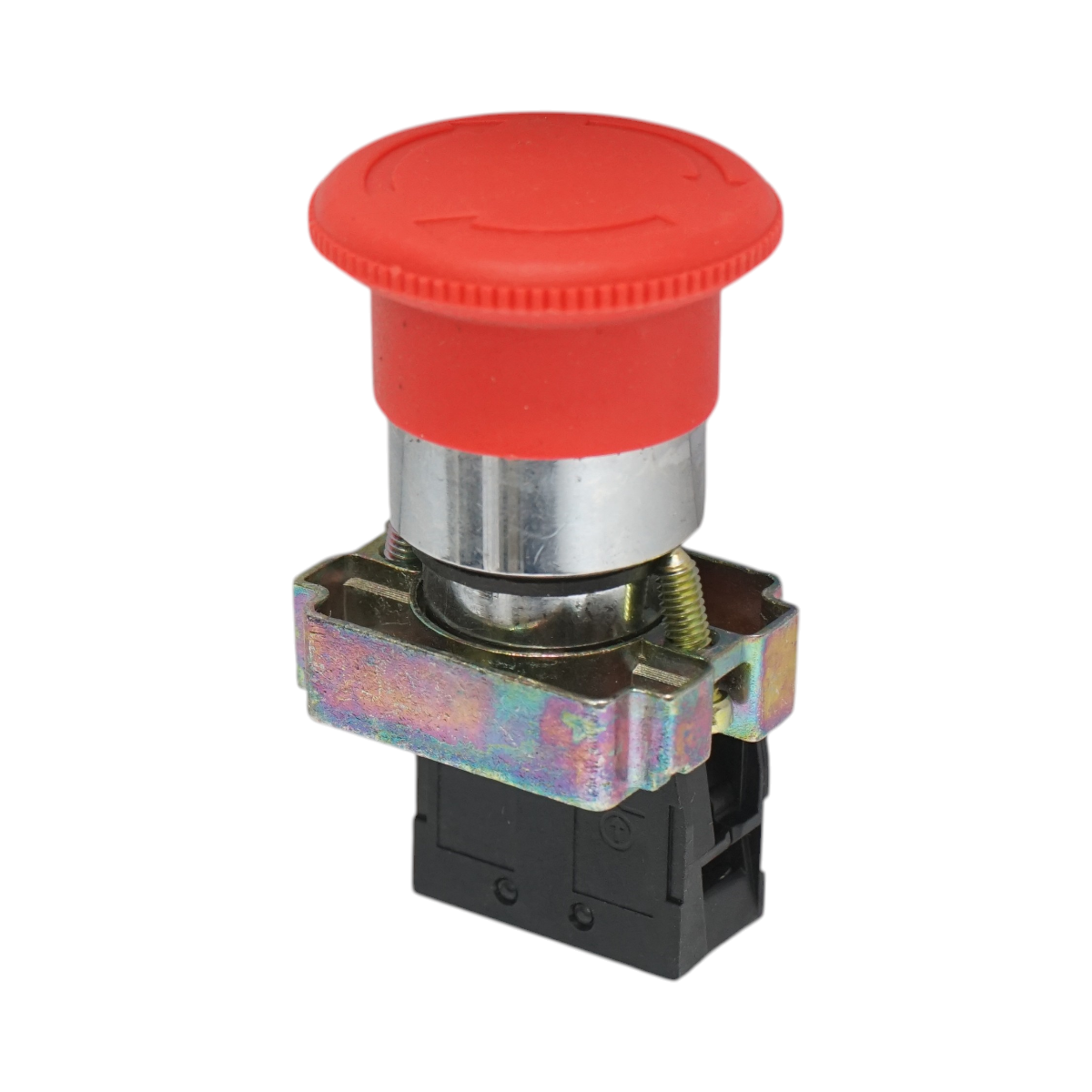 Pulsante di arresto di emergenza rosso con sgancio a rotazione 40 mm, 1 NC, 400 V/10 A, LAY5 Breckner Germany - immagine 3
