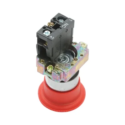 Pulsante di arresto di emergenza rosso con sgancio a rotazione 40 mm, 1 NC, 400 V/10 A, LAY5 Breckner Germany - immagine 4