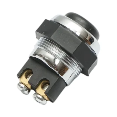 Pulsante di avviamento 12V/10A–24V/5A nero con 2 pin universale - immagine 4