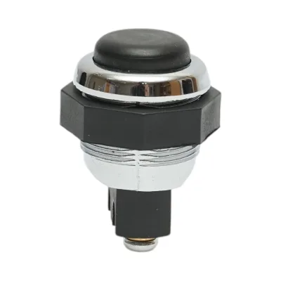 Pulsante di avviamento 12V/10A–24V/5A nero con 2 pin universale - immagine 2