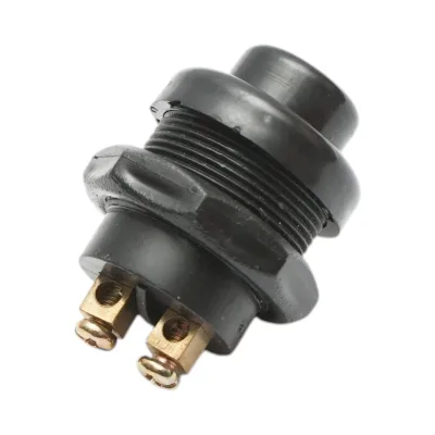 Pulsante di avviamento 12V/10A–24V/5A nero con 2 pin universale - immagine 3