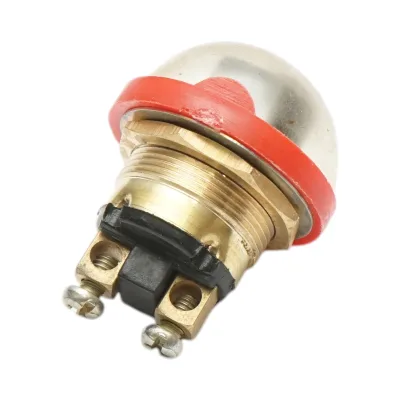 Pulsante di avviamento motore con tappo di protezione dall'acqua New Holland Ø22mm Codice OEM 83955006 - immagine 3