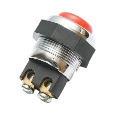 Pulsante di avviamento rosso universale a 2 pin 12V/10A–24V/5A - immagine 3