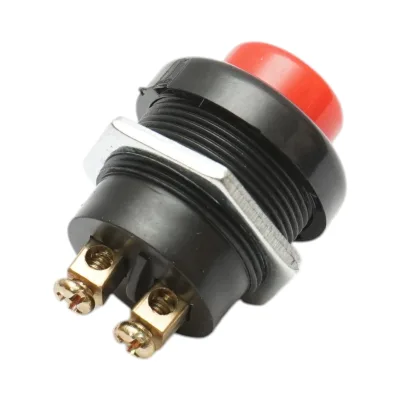 Pulsante di avviamento rosso universale a 2 pin 12V/10A–24V/5A - immagine 3