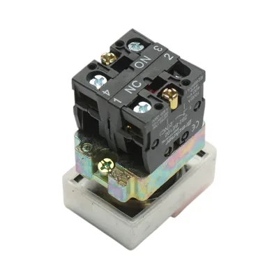 Pulsante di comando a doppia testa con coperchio protettivo 1NO+1NC, 400V/10A, IP65 Breckner Germany - immagine 3