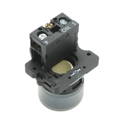 Pulsante di comando bianco con coperchio protettivo 1NO, 400V/10A, LAY5-EP11, IP65 Breckner Germany - immagine 3