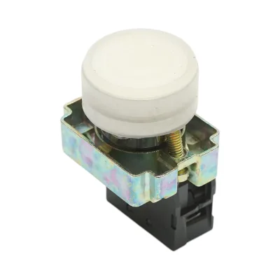 Pulsante di comando bianco con protezione IP65, 1NO, 400V/10A, LAY5 Breckner Germany - immagine 3