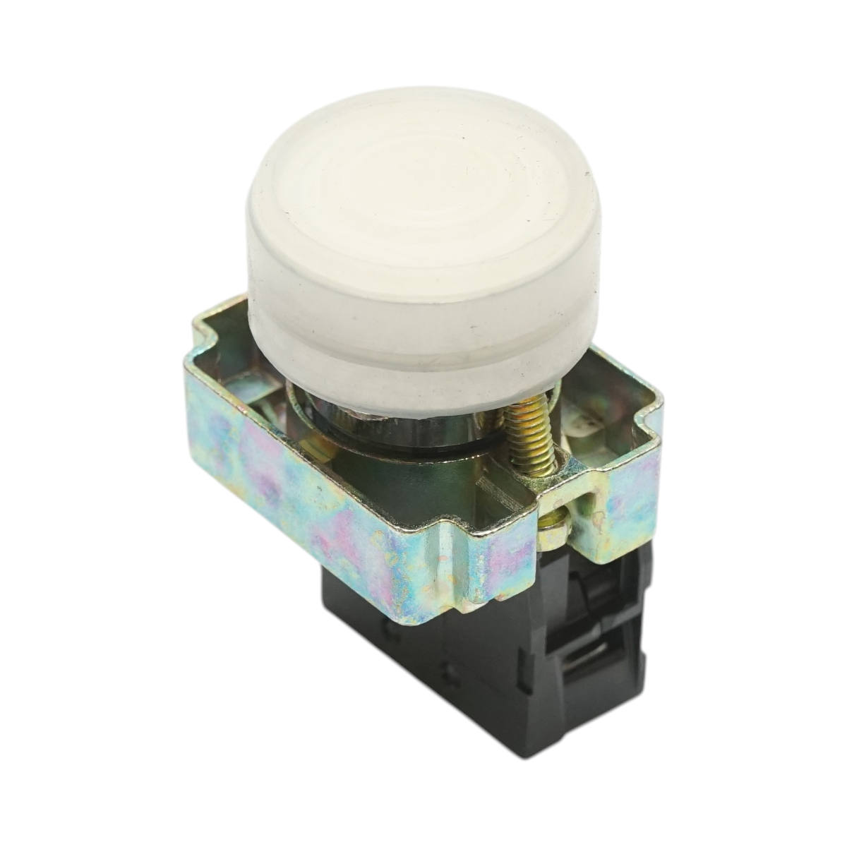 Pulsante di comando bianco con protezione IP65, 1NO, 400V/10A, LAY5 Breckner Germany - immagine 3