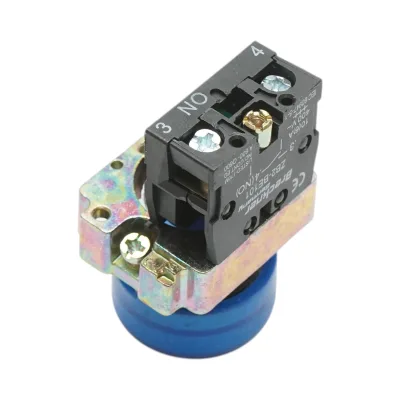 Pulsante di comando blu con coperchio protettivo 1NO, 400V/10A, LAY5, IP65 Breckner Germany - immagine 4