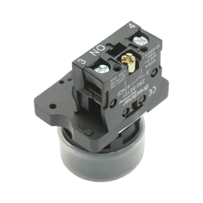 Pulsante di comando con coperchio di protezione verde IP65, 1NO, 400V/10A, LAY5-EP31 Breckner Germany - immagine 3