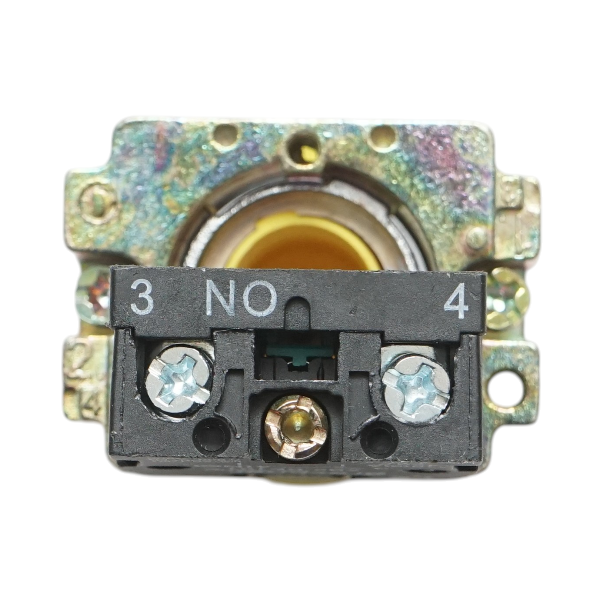 Pulsante di comando giallo con protezione IP65, 1NO, 400V/10A, LAY5 Breckner Germany - immagine 5