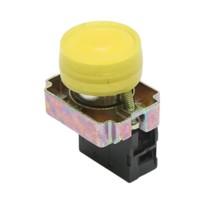 Pulsante di comando giallo con protezione IP65, 1NO, 400V/10A, LAY5 Breckner Germany - immagine 3