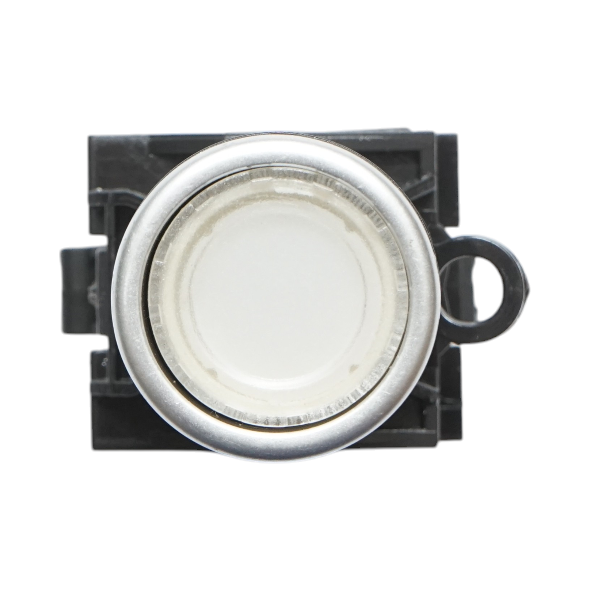 Pulsante di comando illuminato 220V AC LED bianco con ritorno 1NO+1NC, 10A/600V AC, 1A/250V DC LA42 Breckner Germany - immagine 3