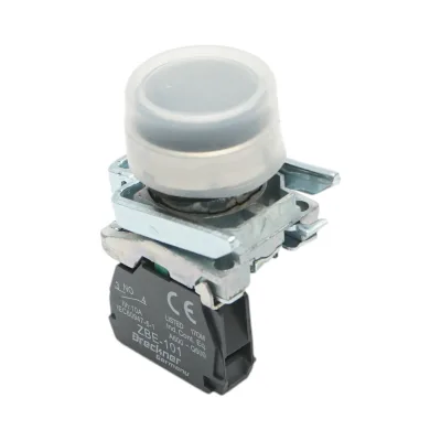 Pulsante di comando nero con cappuccio protettivo 22 mm, 1NO, TB4-BP21, IP65 Breckner Germany - immagine 3