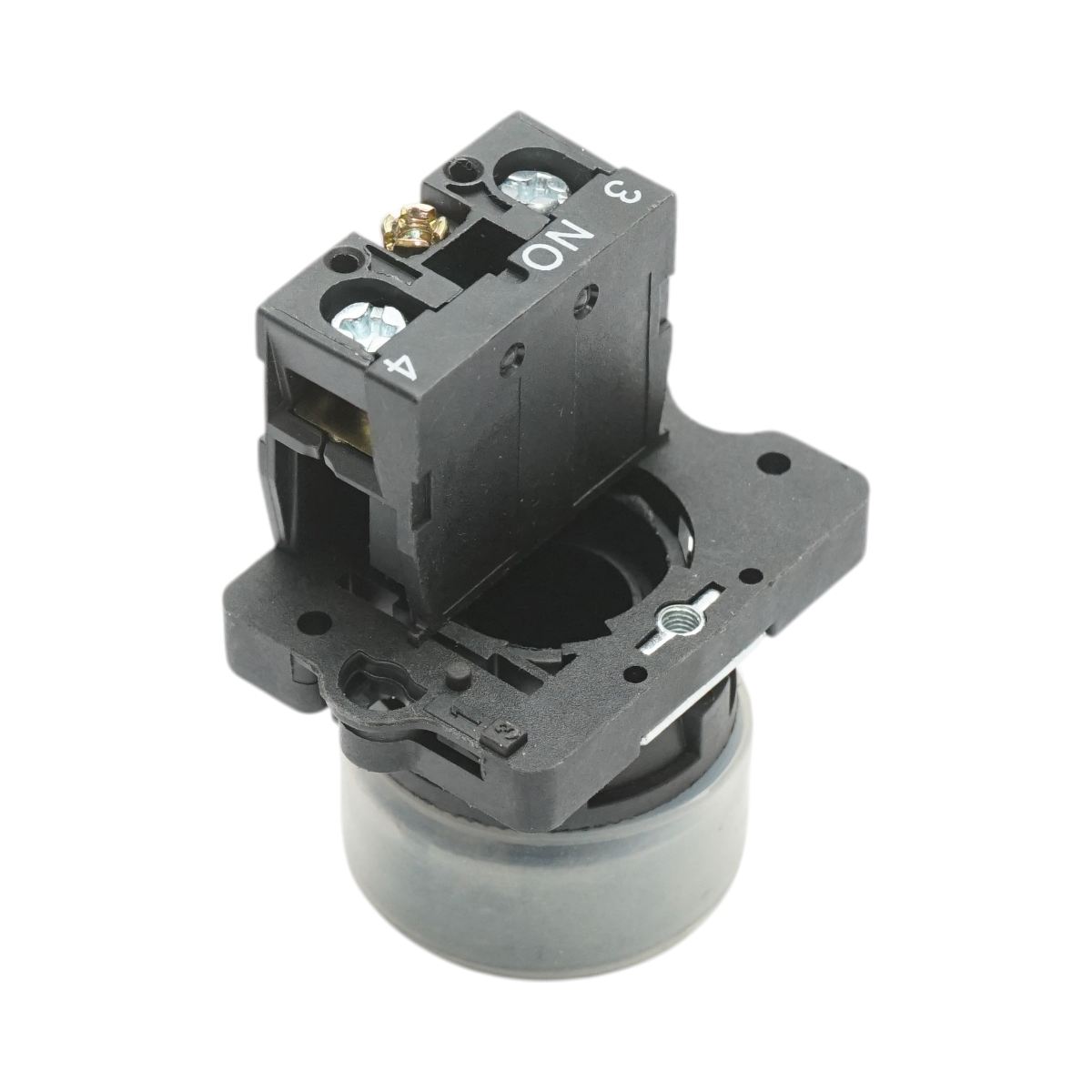 Pulsante di comando nero con coperchio protettivo 1NO, 400V/10A, LAY5-EP21, IP65 Breckner Germany - immagine 3