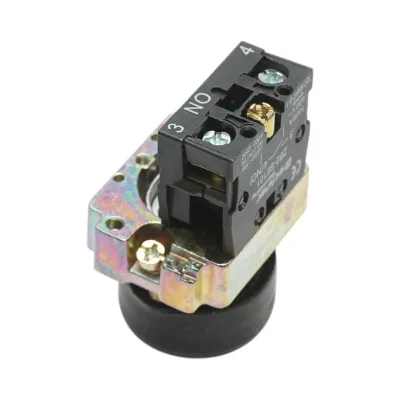 Pulsante di comando nero con protezione IP65, 1NO, 400V/10A, LAY5 Breckner Germany - immagine 4