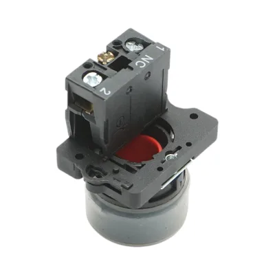 Pulsante di comando rosso con coperchio protettivo 1NC, 400V/10A, LAY5-EP42, IP65 Breckner Germany - immagine 3