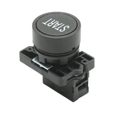 Pulsante di comando START nero con ritorno 1NO, 400V/10A, LAY5 Breckner Germany - immagine 3