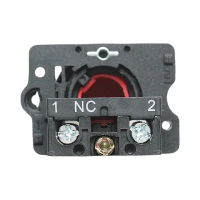 Pulsante di comando STOP convesso rosso con ritorno 1NC, 400V/10A, LAY5 Breckner Germany - immagine 5