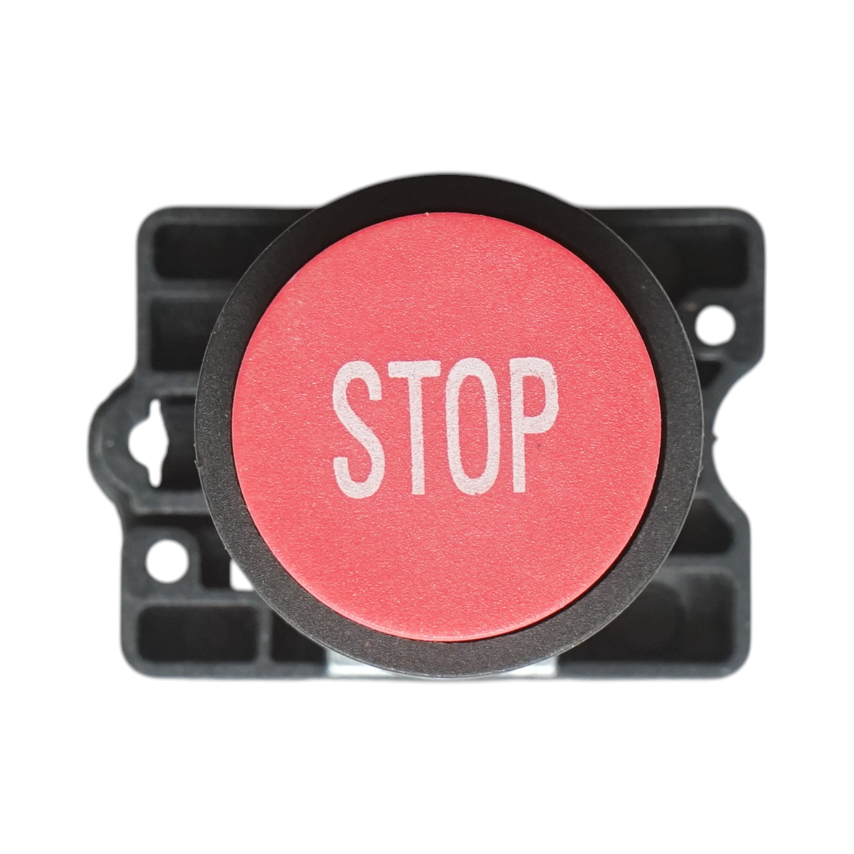 Pulsante di comando STOP convesso rosso con ritorno 1NC, 400V/10A, LAY5 Breckner Germany - immagine 2