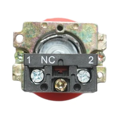 Pulsante di comando STOP rosso con ritorno a fungo 1NC, 400V/10A, LAY5 Breckner Germany - immagine 3