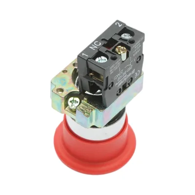 Pulsante di comando STOP rosso con ritorno a fungo 1NC, 400V/10A, LAY5 Breckner Germany - immagine 4