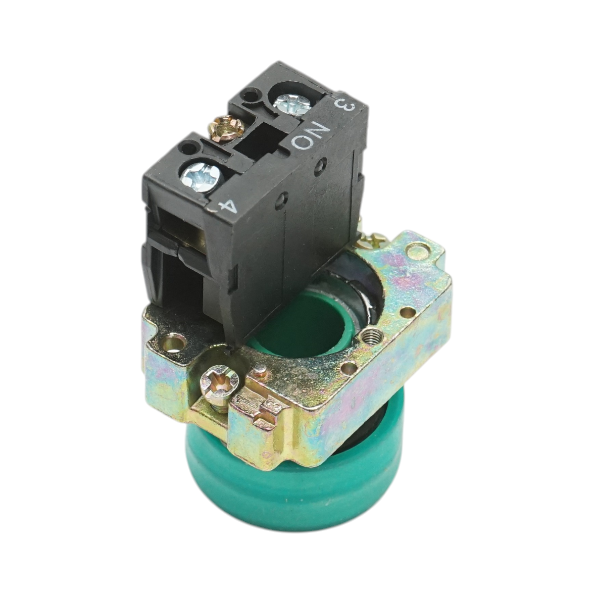 Pulsante di comando verde con protezione IP65, 1NO, 400V/10A, LAY5 Breckner Germany - immagine 4