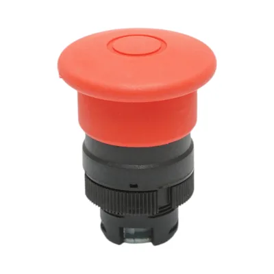 Pulsante di emergenza a fungo rosso tipo push-pull Ø 22mm LAY5 Breckner Germany