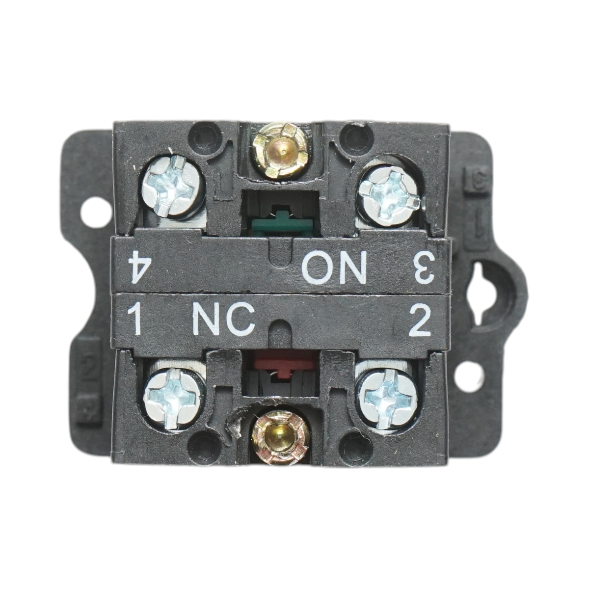 Pulsante di ritorno verde 1NO+1NC, 400V/10A LAY5 - immagine 5