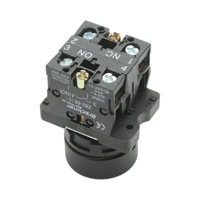 Pulsante di ritorno verde 1NO+1NC, 400V/10A LAY5 - immagine 4