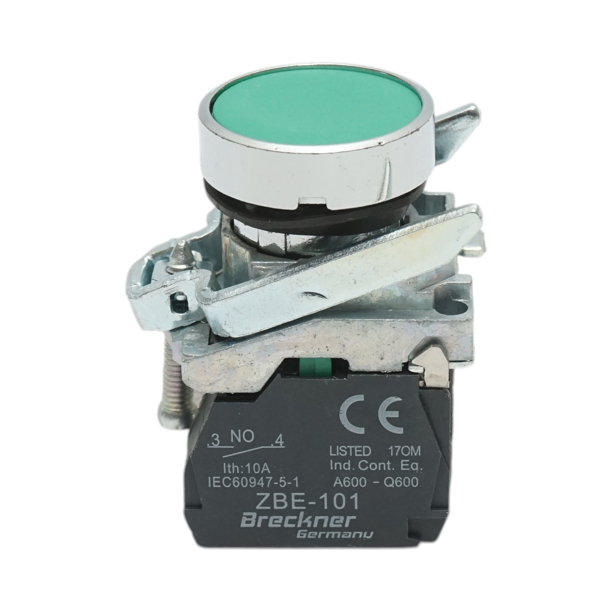 Pulsante di ritorno verde 1NO, 10A, TB4-BA31 Breckner Germany