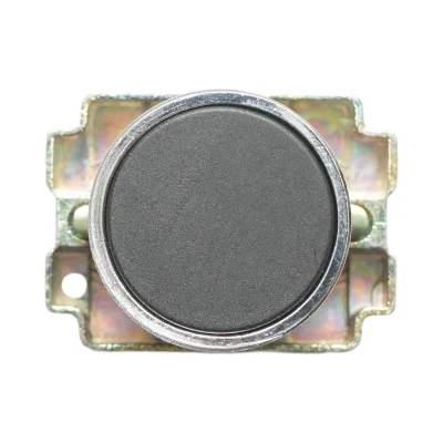Pulsante in metallo nero con ritorno 1NO, 400V/10A, LAY5 Breckner Germany - immagine 2