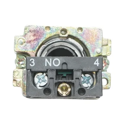 Pulsante in metallo nero con ritorno 1NO, 400V/10A, LAY5 Breckner Germany - immagine 3