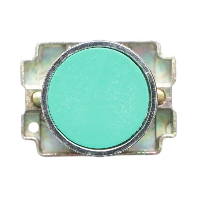 Pulsante in metallo verde con ritorno 1NO, 400V/10A, LAY5 Breckner Germany - immagine 2