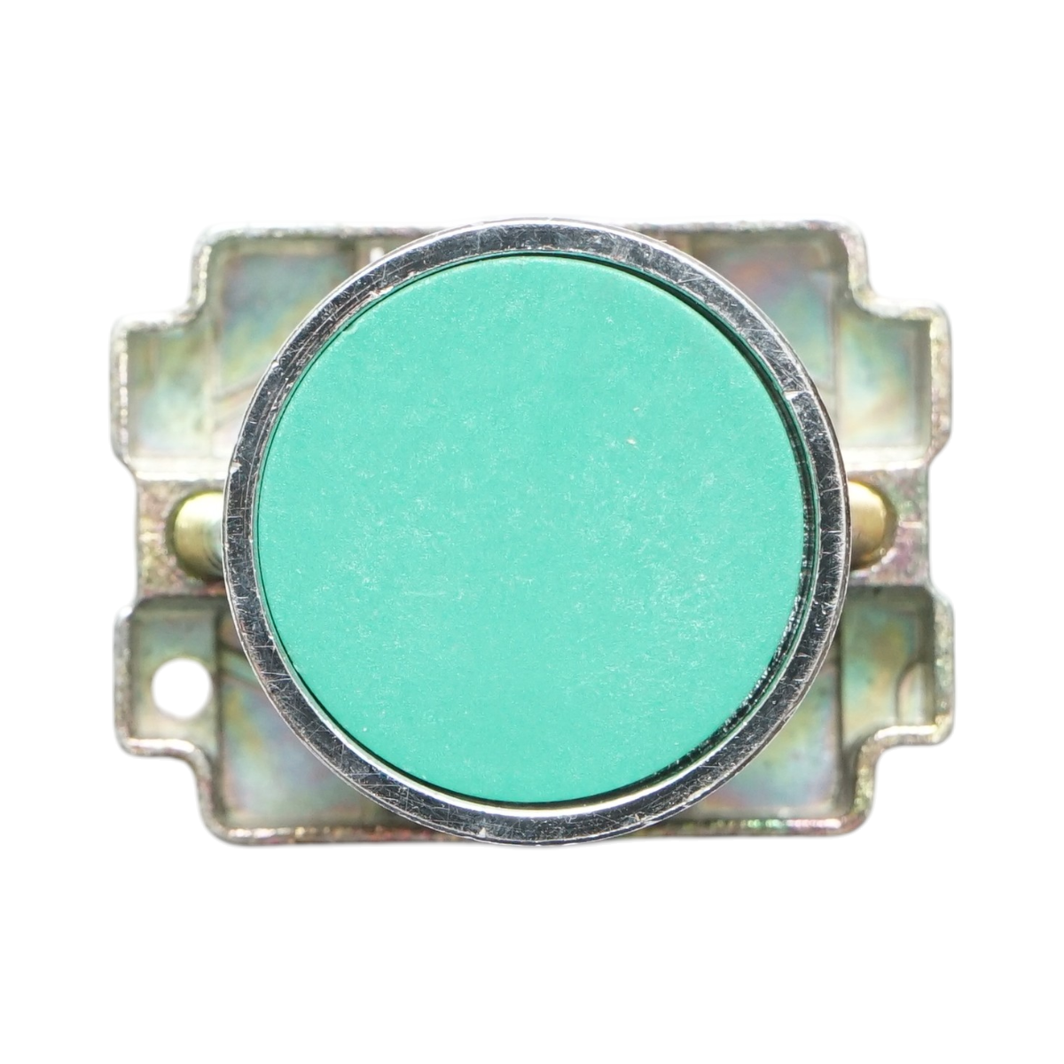 Pulsante in metallo verde con ritorno 1NO, 400V/10A, LAY5 Breckner Germany - immagine 2