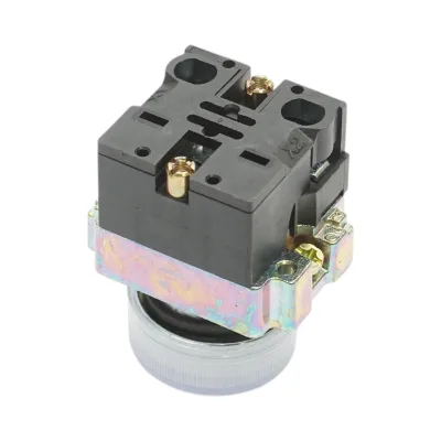 Pulsante indicatore LED bianco 220V LAY5 Breckner Germany - immagine 4