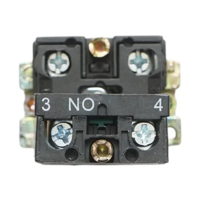 Pulsante indicatore LED bianco con protezione 1NC, 400V/10A, LAY5 Breckner Germany - immagine 3