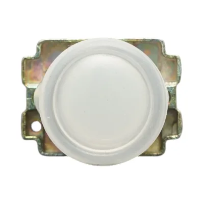 Pulsante indicatore LED bianco con protezione 1NC, 400V/10A, LAY5 Breckner Germany - immagine 2