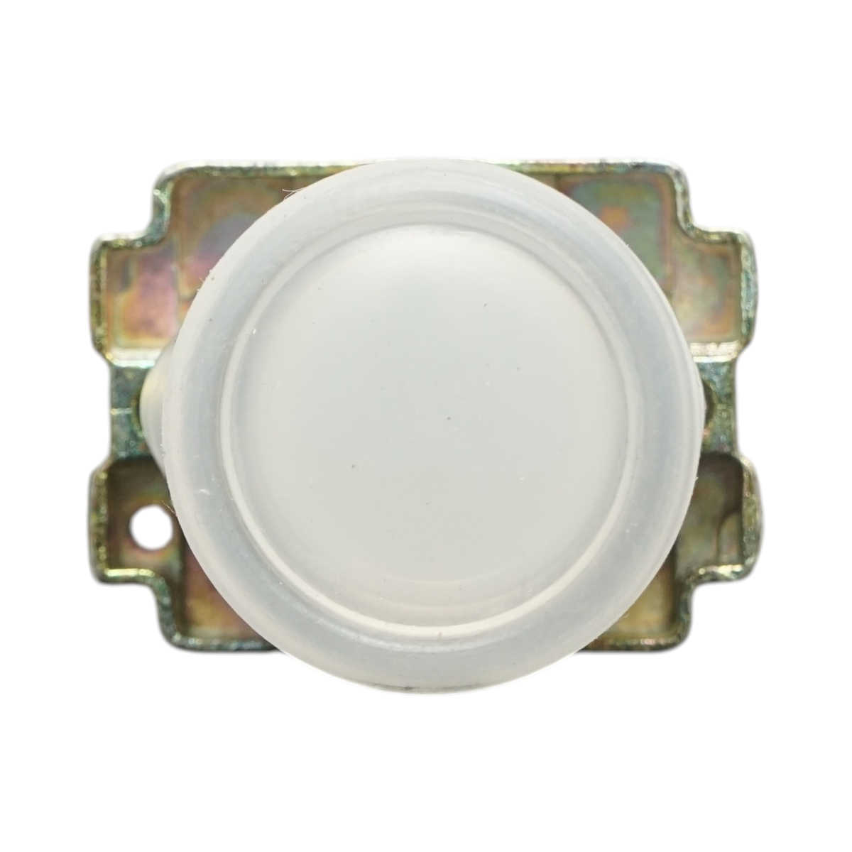 Pulsante indicatore LED bianco con protezione 1NC, 400V/10A, LAY5 Breckner Germany - immagine 2