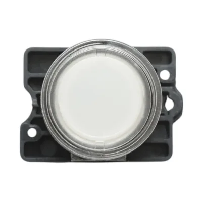 Pulsante indicatore LED bianco con resistenza integrata 1NO, 24V, LAY5 Breckner Germany - immagine 2