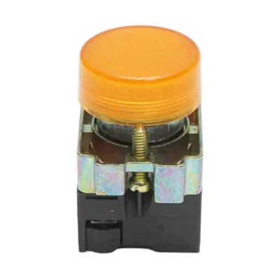 Pulsante indicatore LED giallo 24V LAY5 Breckner Germany - immagine 2