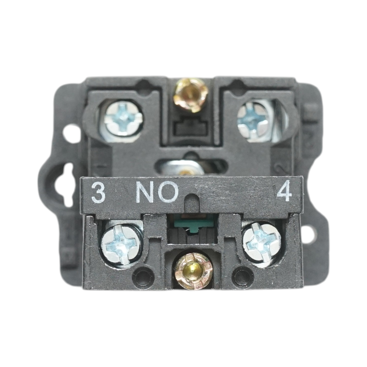 Pulsante indicatore LED giallo con resistenza integrata 1NO, 220V, LAY5 Breckner Germany - immagine 3