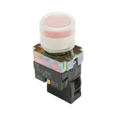 Pulsante indicatore LED rosso con protezione 1NC, 400V/10A, LAY5 Breckner Germany - immagine 5
